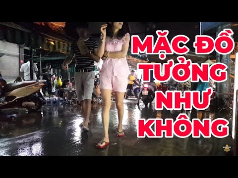 Video Em gái Mưa mặc quần tưởng như không giữa Mùa mưa... - youtube