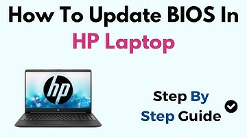 How To Update BIOS In HP Laptop Windows 11