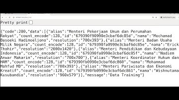 Python Flask Face recognition  using MongoDB