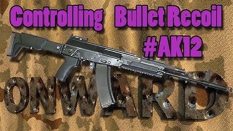 Onward VR - Controlling Bullet Recoil #AK12 In 4K