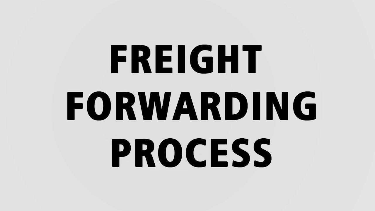 Freight Forwarding Process training 1 - YouTube