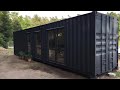 Simple single 40 high cube container home 0044