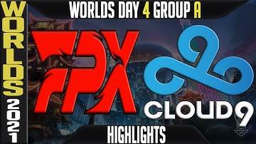 FPX vs C9 Highlights | Worlds 2021 Day 4 Group A | FunPlusPhoenix vs Cloud9