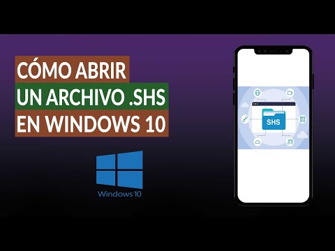 Cómo Abrir un Archivo con la Extensión .SHS en Windows 10