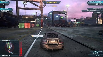 Need for Speed Most Wanted 4k DSR - Aston Martin DBS Gameplay