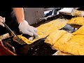 계란말이 김밥  / 구월동 까치네 떡볶이 / Very fast and special egg roll kimbap (omelette) - Korean street food