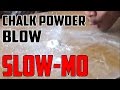 Chalk powder blow  slowmo  the clockwork