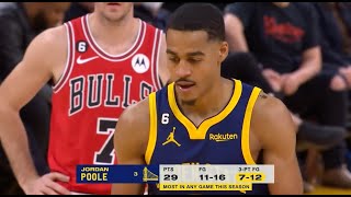 Jordan Poole vs Chicago Bulls | 2022-12-03