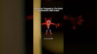 Crash Bandicoot Woah but in The Dark Backrooms #3d #animation