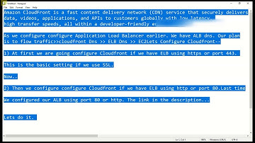 AWS Cloudfront- For both http and https based ELB