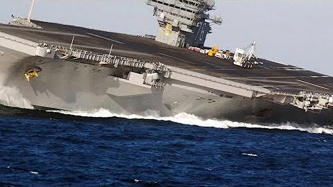 HIGH SPEED MANEUVERS! US Nimitz-class SUPERCARRIER in a series of EXTREME RUDDER TESTS! - DayDayNews