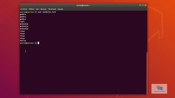 curso de linux desde cero. Comando uniq
