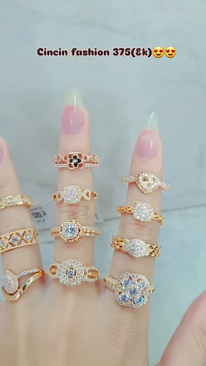 July 2025Cincin fashion emas 375 8kTelunjuk Atas bawah1 83gr Rp 1 501 000 ring 18 10226