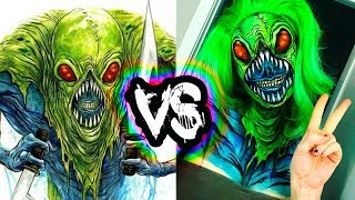 RECREATING MY FAVORITE ARTIST'S WORK WITH MAKEUP | Alex Pardee Inspired Bodypaint Tutorial
