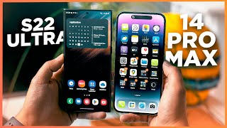 ¡Esto es MUY DURO! iPhone 14 Pro Max vs Galaxy S22 Ultra