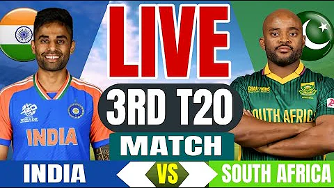 LIVE🔴IND VS SA LIVE | THIRD MATCH TODAY | INDIA SOUTH AFRICA | MATCH LIVE | RJ SPORTX