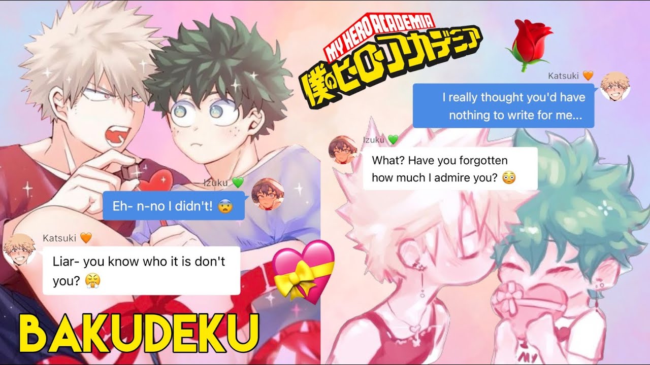 BakuDeku Valentine's Day! 🧡💚 || Deku Confesses... kinda? 👀 || MHA Texting Story