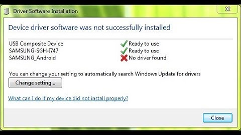 How to Fix No Driver Found 