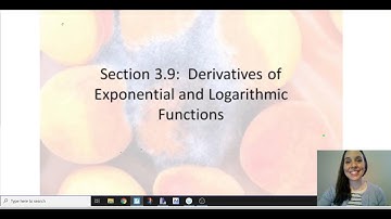 AP Calculus AB: Derivatives of Exponential and Logarithmic Functions