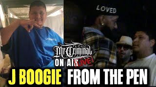 Mr Criminal on Air Live! J boogie calls in from the Pen