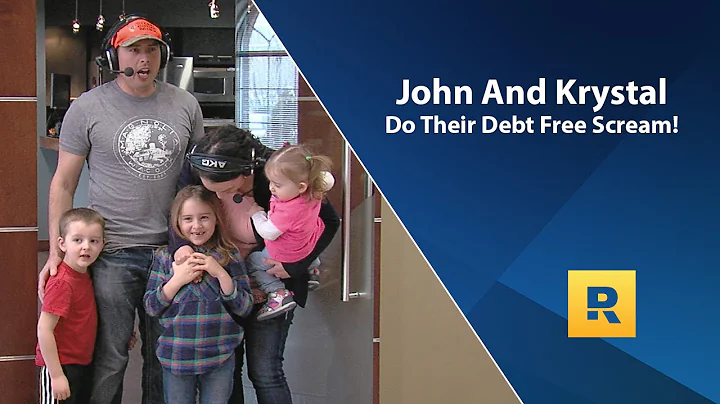 John And Krystal Do Their Debt Free Scream!