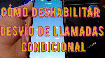 ¿Cómo desactivar desvío de llamada incondicional?