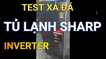 Test xả đá tủ lạnh Sharp inverter || ❤️ Điện lạnh Mai Chi ❤️