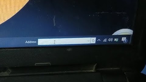 how to add address bar in taskbar windows 10 !! how to add address bar in laptop taskbar