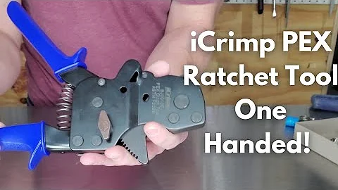 iCrimp One Hand Pex Cinch Clamp Tool - The Ultimate PEX Connection Solution