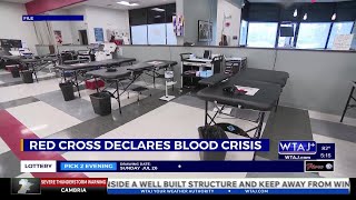 Red Cross escalates emergency blood shortage to crisis: Upcoming drives across Central PA | WTAJ