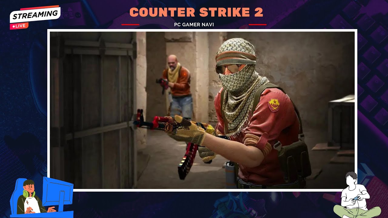 Counter Strike 2 Live Stream Day 02 of CS #cs2 - YouTube