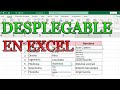 Como hacer lista desplegable dependiente en excel rapido