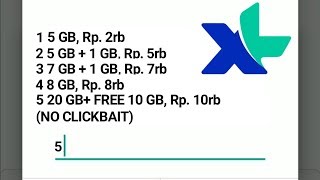 Cara Daftar Paket Internet XL Murah 15GB Hanya 1000