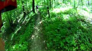 Kickapoo State Park Mountain Bike Trails :: Danville, IL :: Helmet Cam