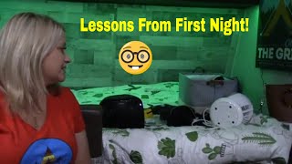 First Night In Coleman Lantern LT 17B