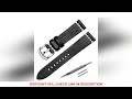 ADDIESDIVE Retro Handmade Cowhide Watch Strap Handmade Vegetable Tanned Leather Watch Strap Replacem