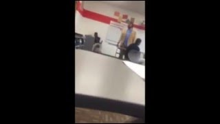 CAUGHT ON CAMERA: 7th grade Detroit teacher breaks up fight like a BOSS!