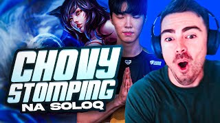 Chovy CANNOT Be Stopped!! DECIMATING NA SOLOQ?!