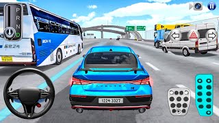 New Sports Car🏎️Hyundai Elantra N Driving On 8 Lane Expressway🛣️ - 3D Driving Class Android Gameplay screenshot 5