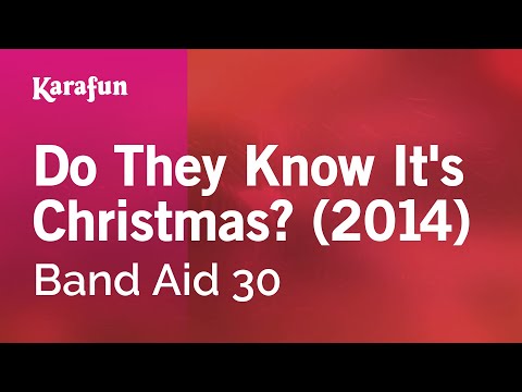 Karaoke Do They Know It's Christmas? (2014) - Band Aid 30 *