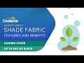 Coolaroo Garden Cover up to 30% UV Block – Features and Benefits