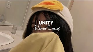Everyone is lonely sometimes,but I would walk a thousand miles to see your eyes||Unity[Remix lyrics]