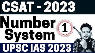 Number System | Maths  | UPSC CSAT 2023 #upsc_exam_2023