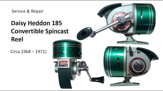 Shakespeare 2210 vintage spin fishing reel how to take apart and service 