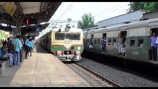 EMU Chasing EMU | Bardhhaman-Howrah Chase Bandel-Howarh Local Parallely | Eastern Railway