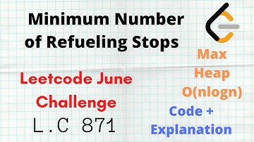Minimum number of refueling stops 🔥🔥 | Leetcode 871 | C++ | Approach + Code | Hindi | June challenge