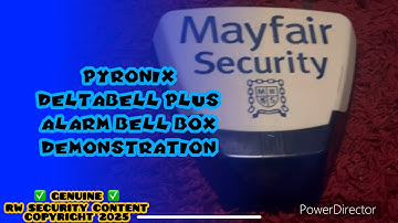 Pyronix Deltabell Plus Alarm Bell Box Demonstration