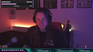 Noah Sebastian (Bad Omens) | Portal 2 + Fortnite & Sushi Break 🍣🎮 | FULL Twitch Stream (2020-09-28)