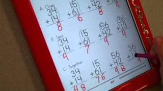 Second Grader Using Space Boards Apps on iPad2 screenshot 5