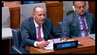 Statement By Algeria At The First Committee Meeting On Disarmament And International Security